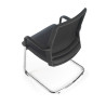 silla confidente negro dante ecopiel piel sintetica 8