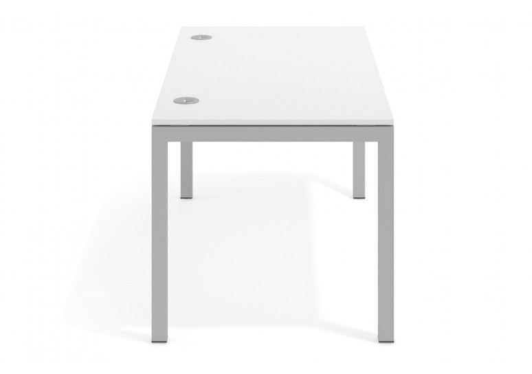 Mesa de escritorio Kubika fondo 80 estructura aluminio