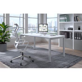 Kubika - Mesa de escritorio Kubika fondo 80 estructura aluminio - Imagen 2