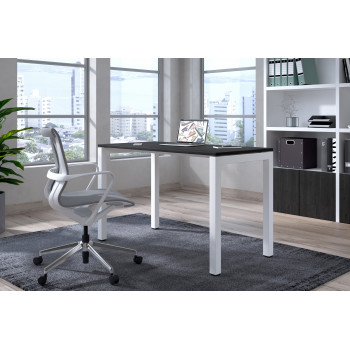 Kubika - Mesa de escritorio Kubika fondo 60 estructura blanca - Imagen 2