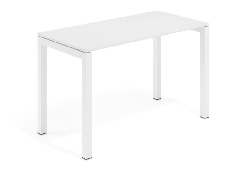 Combinacion Mesa de escritorio Kubika fondo 60 estructura blanca - Iron, 100x60 cm