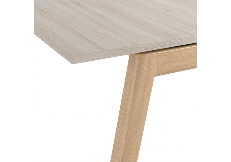 Mesa de escritorio con ala forest, estructura madera maciza