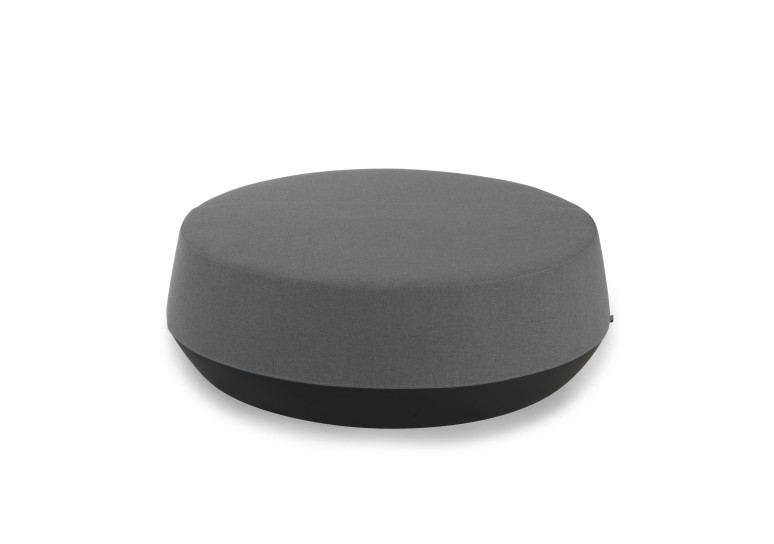 Pouf sala de espera Benne XL - negro