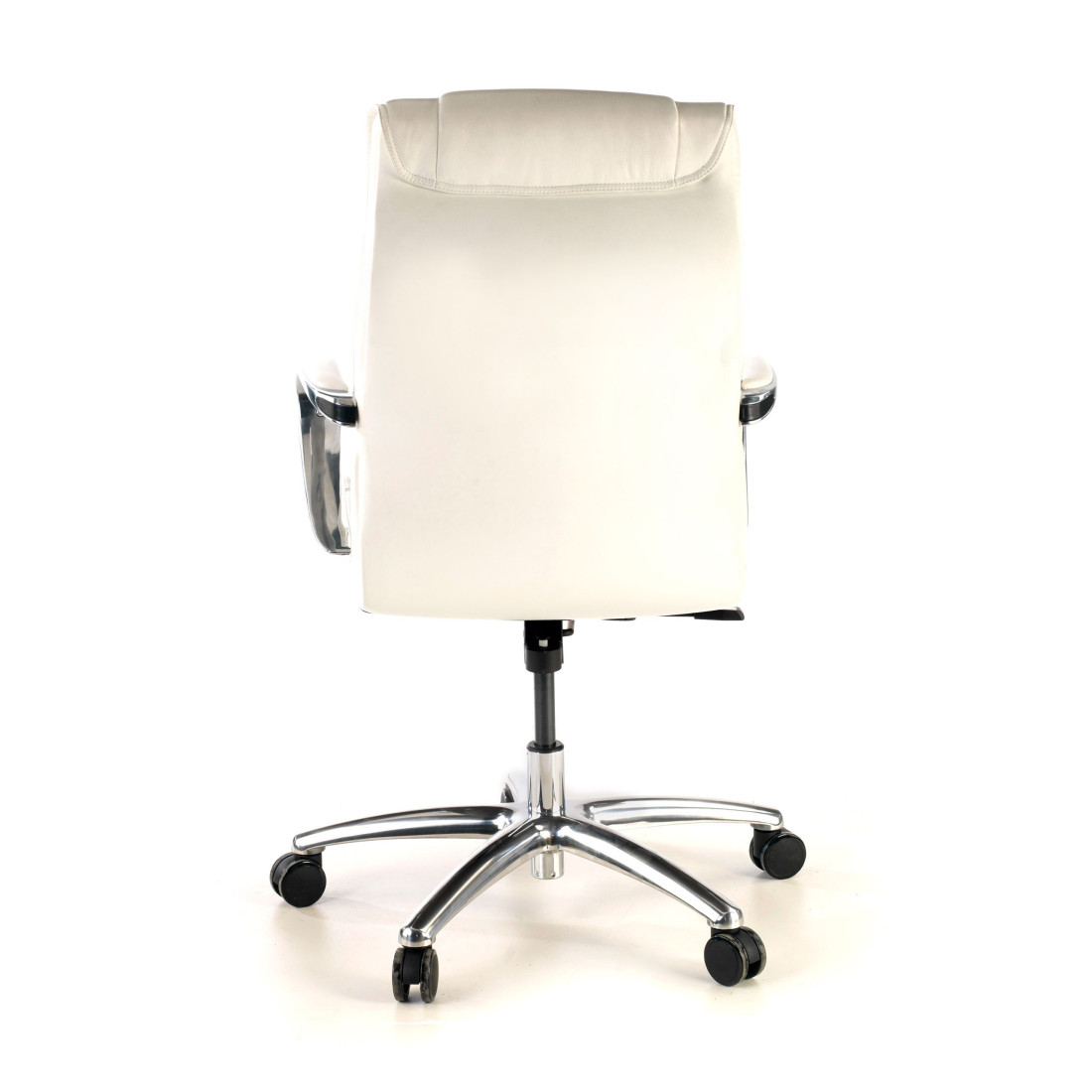 sillon de oficina blanco bahia respaldo bajo piel natural piel natural 6