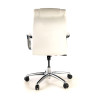 sillon de oficina blanco bahia respaldo bajo piel natural piel natural 6