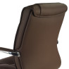 sillon de oficina marron bahia respaldo bajo piel natural piel natural 7