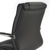 sillon de oficina negro bahia respaldo bajo piel natural piel natural 7