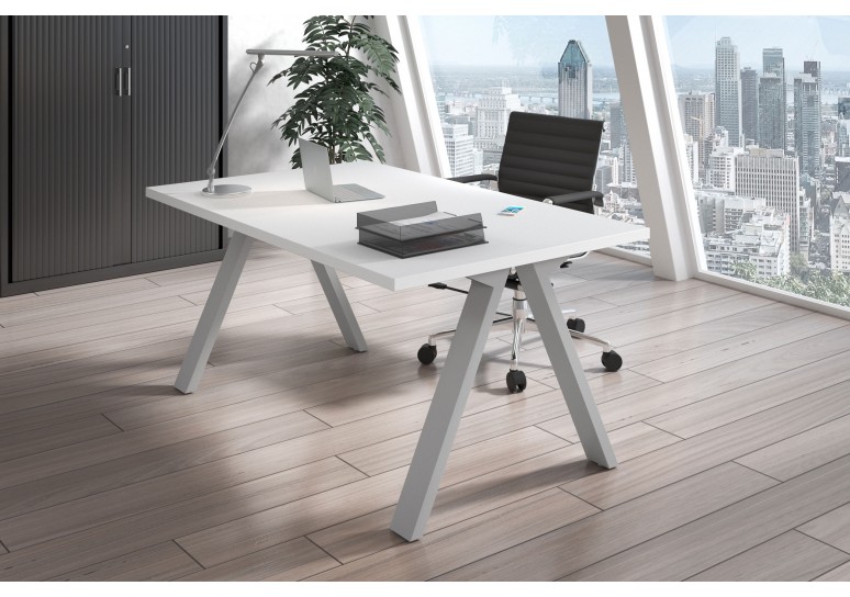 Mesa de escritorio Uve estructura estructura aluminio