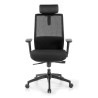 silla giratoria negro wind malla 5