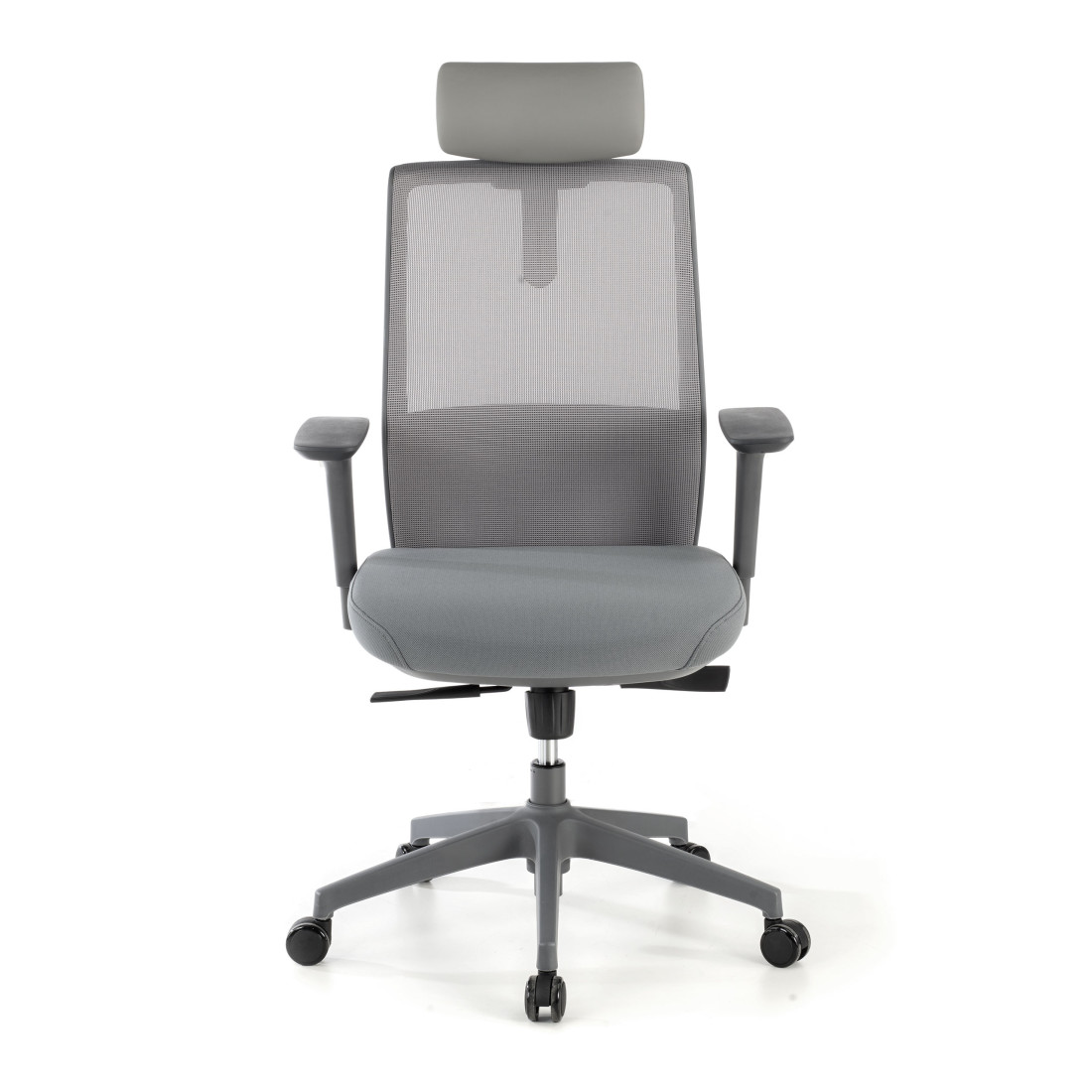 silla giratoria gris wind malla 5