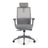 silla giratoria gris wind malla 5