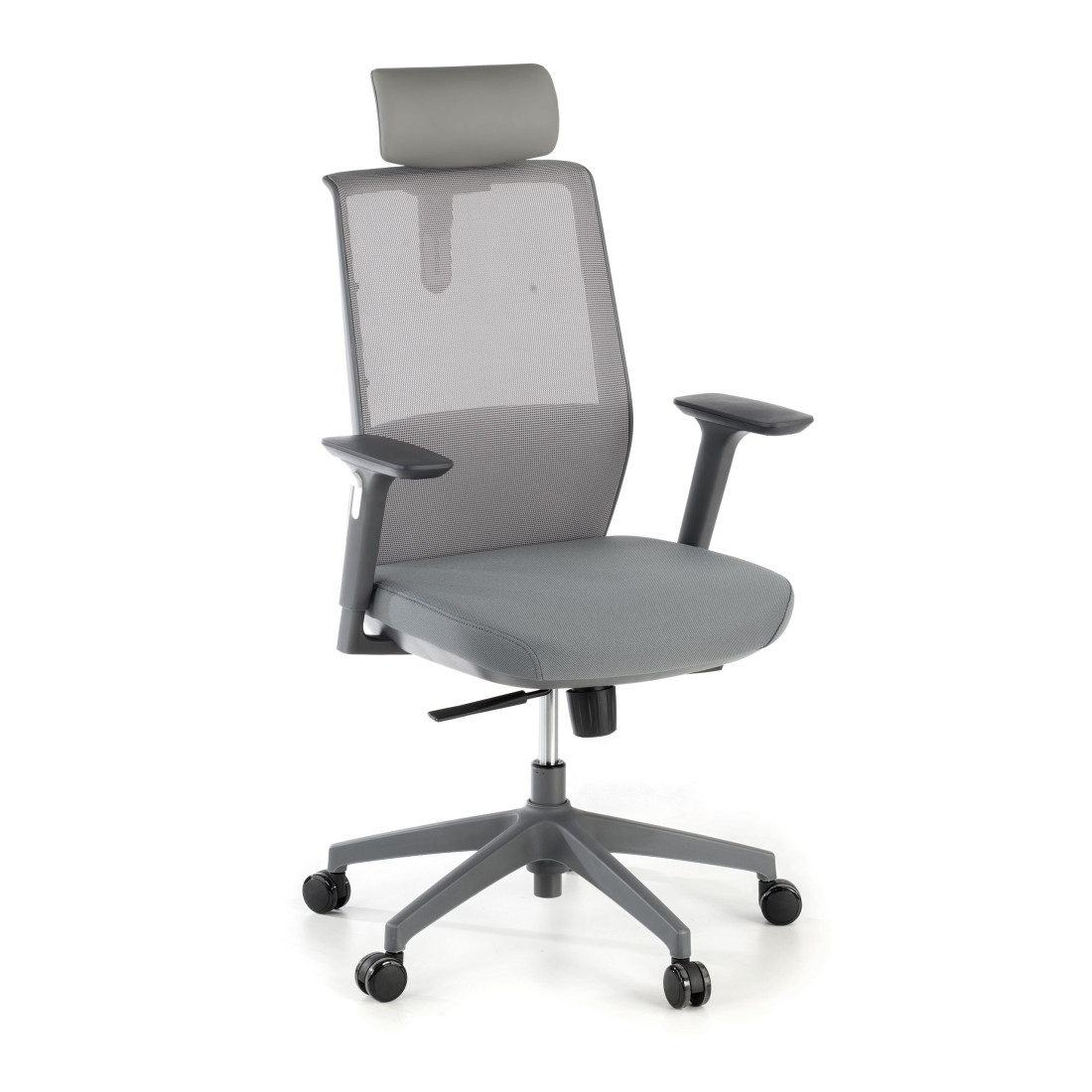 silla giratoria gris wind malla 1
