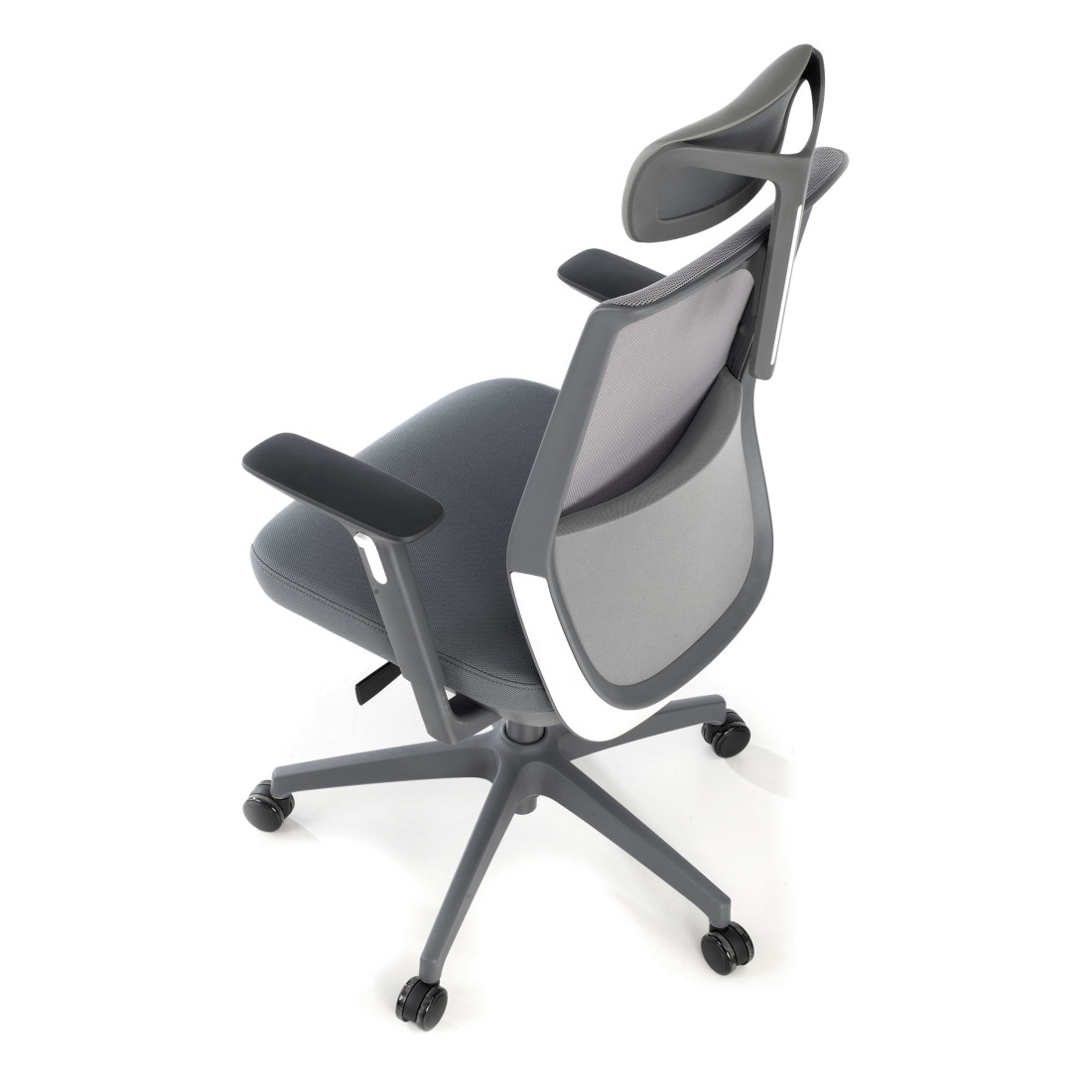silla giratoria gris wind malla 4