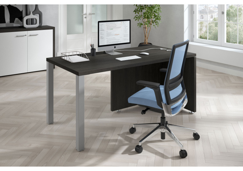 Mesa de escritorio meet  estructura aluminio