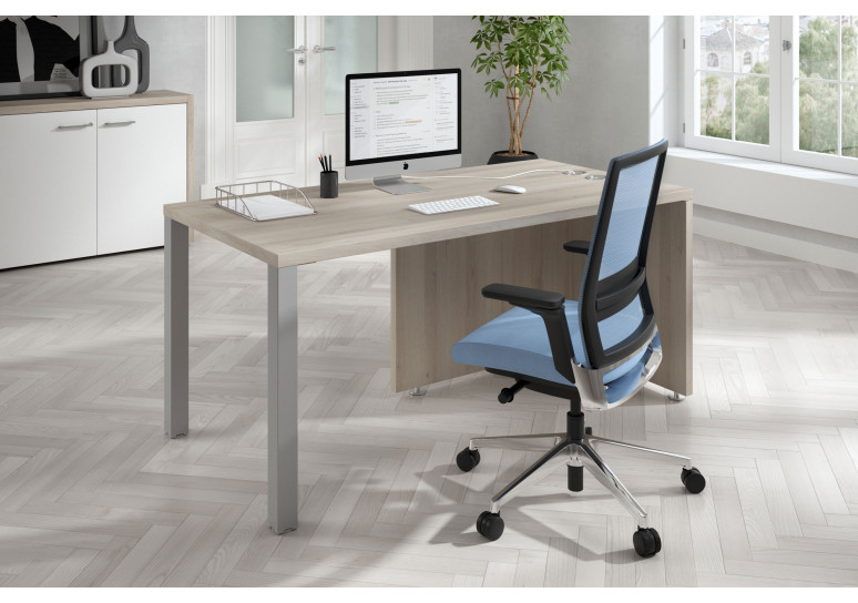 Mesa de escritorio meet  estructura aluminio