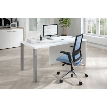 Meet - Mesa de escritorio meet  estructura aluminio - Imagen 2