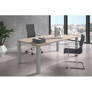 Quadra - Mesa de despacho Quadra estructura aluminio - Imagen 2