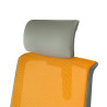 silla giratoria naranja wind malla 8