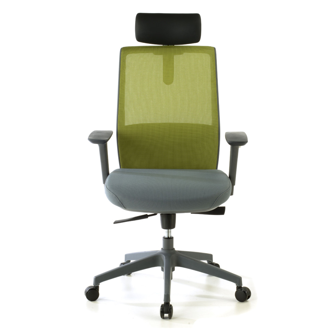 silla giratoria verde wind malla 4