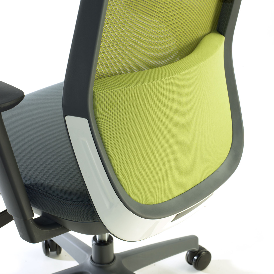 silla giratoria verde wind malla 8