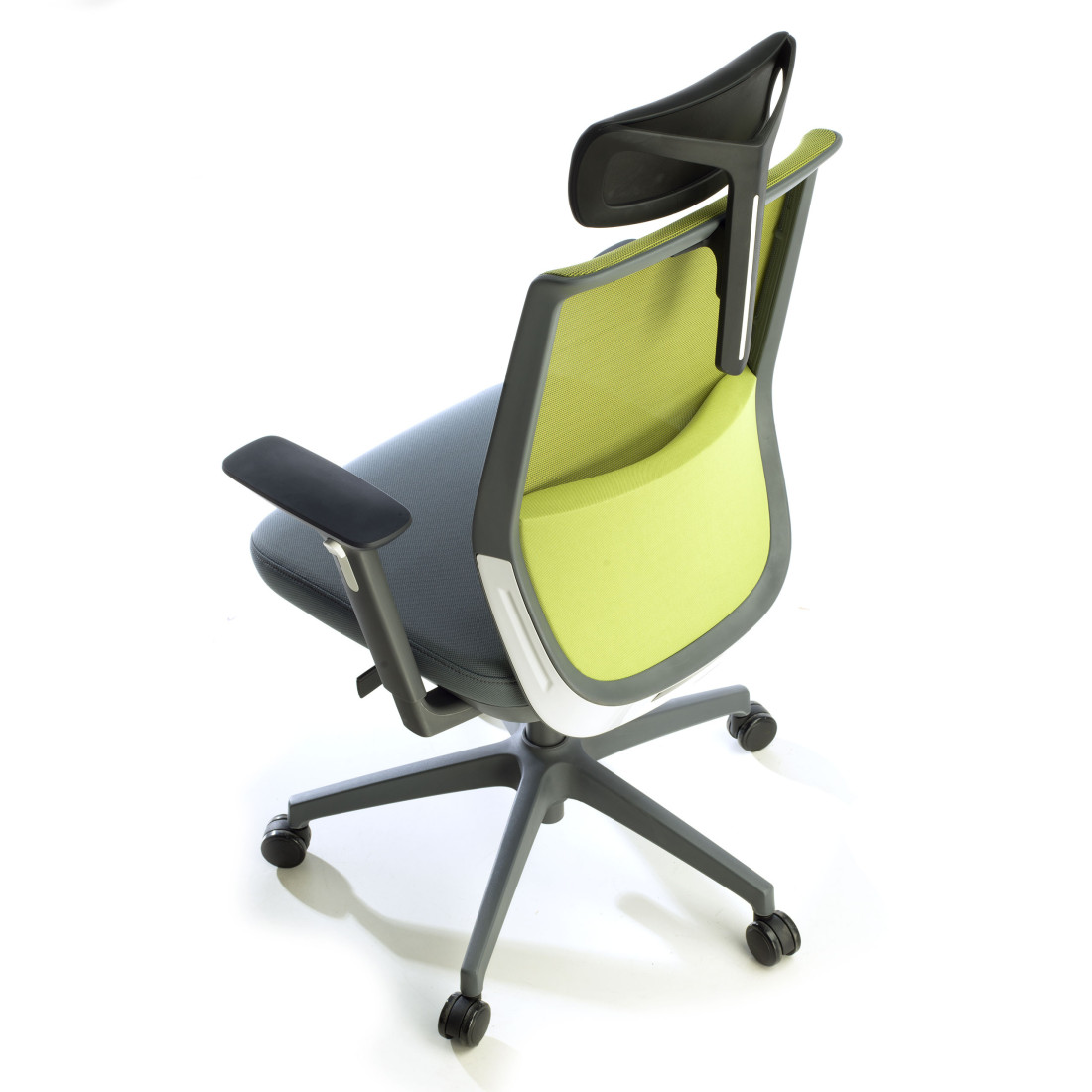 silla giratoria verde wind malla 7