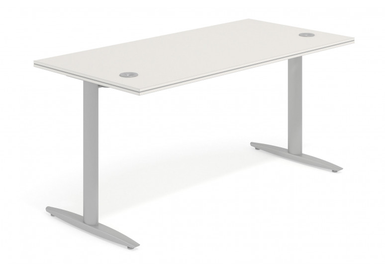 Mesa de escritorio work due fondo 80 estructura aluminio