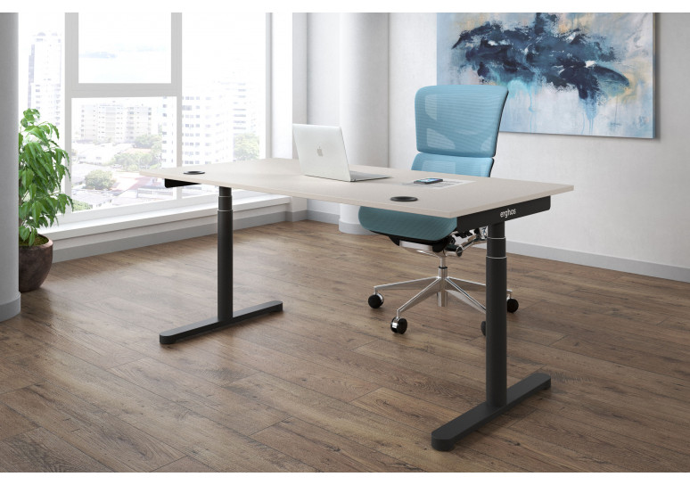 Erghos core mesa elevable premium estructura negro