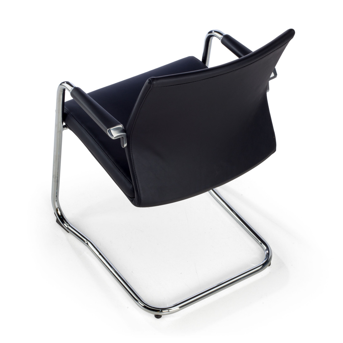 silla confidente negro tivoli ecopiel piel sintetica 10
