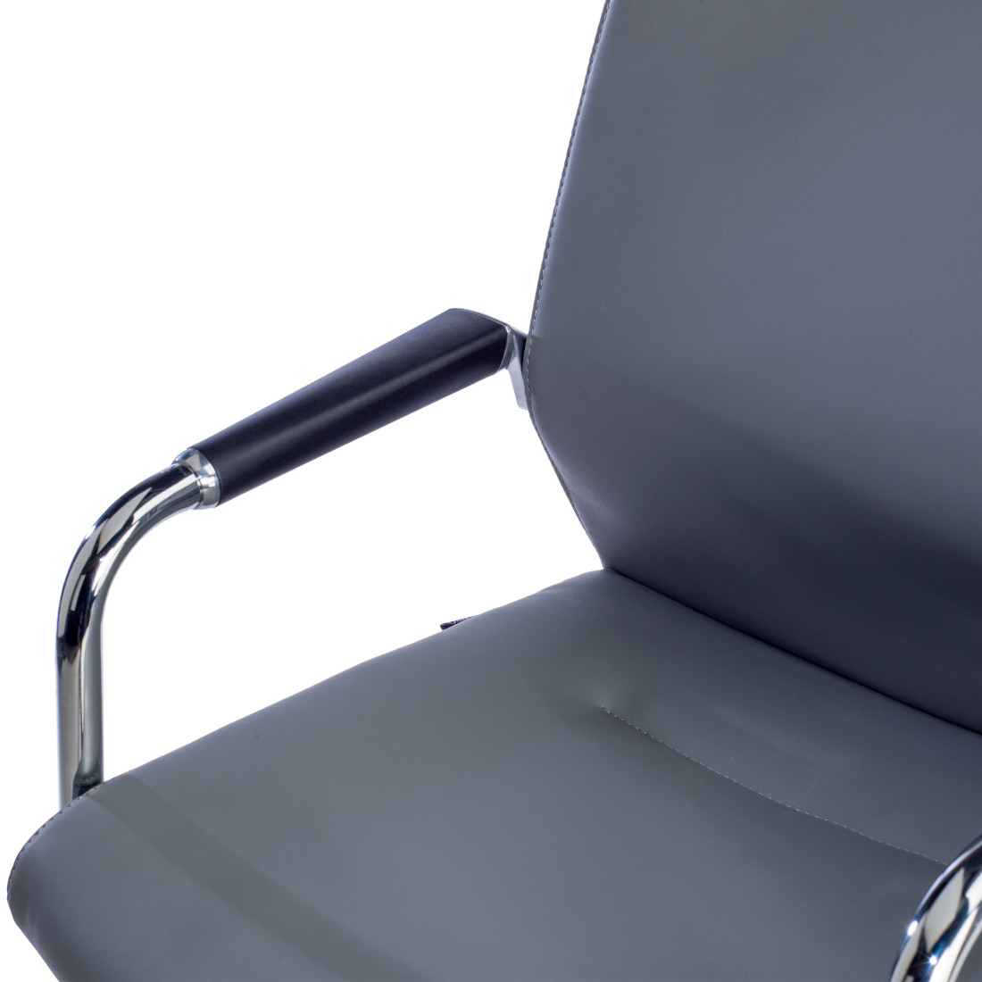 silla confidente gris tivoli ecopiel piel sintetica 5