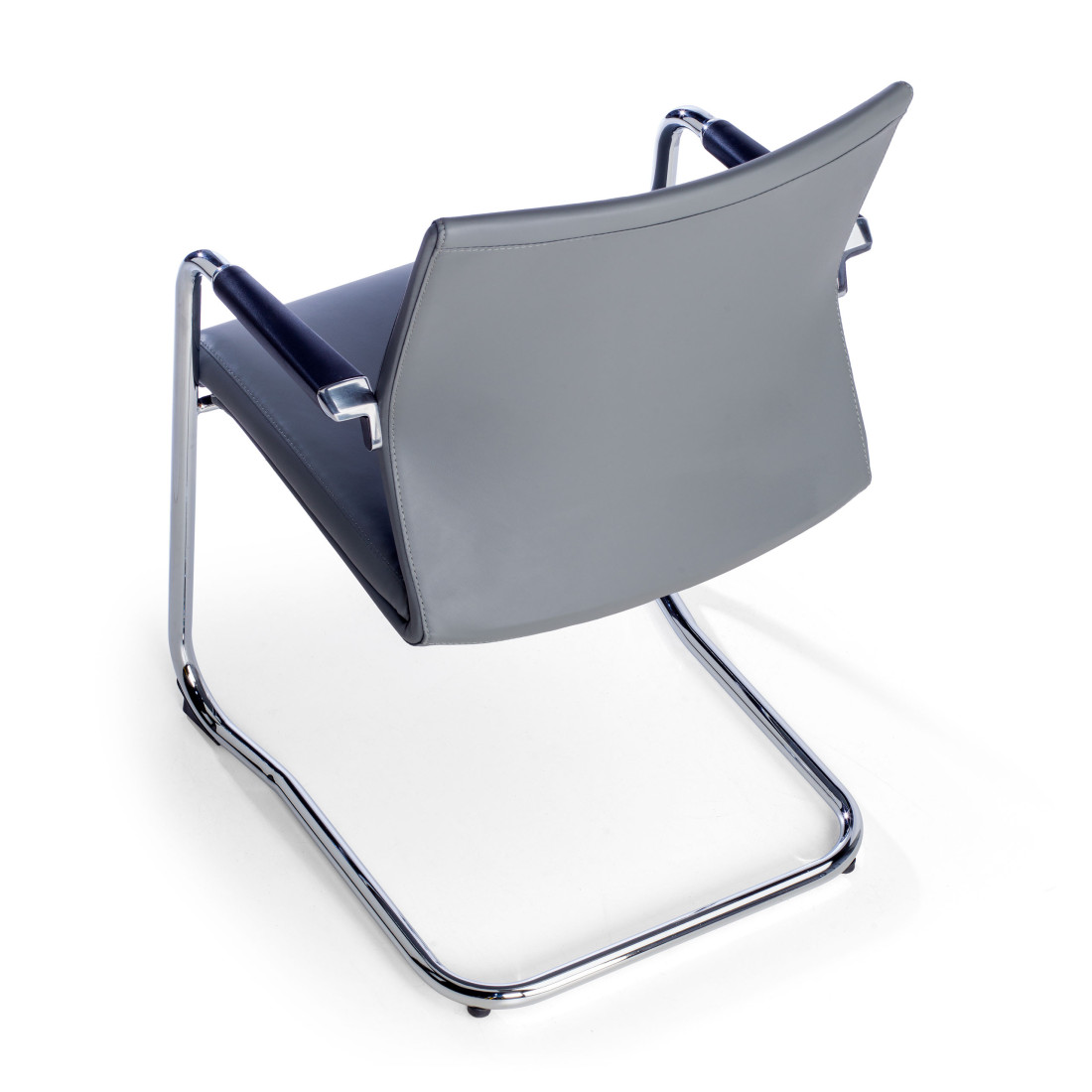 silla confidente gris tivoli ecopiel piel sintetica 9
