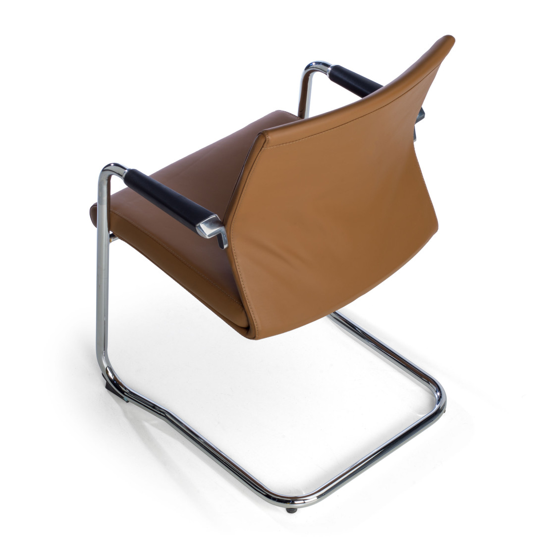 silla confidente marron tivoli ecopiel piel sintetica 10