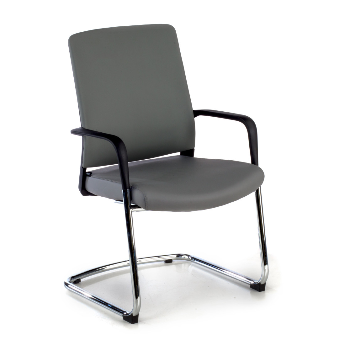 silla confidente gris dante ecopiel piel sintetica 1
