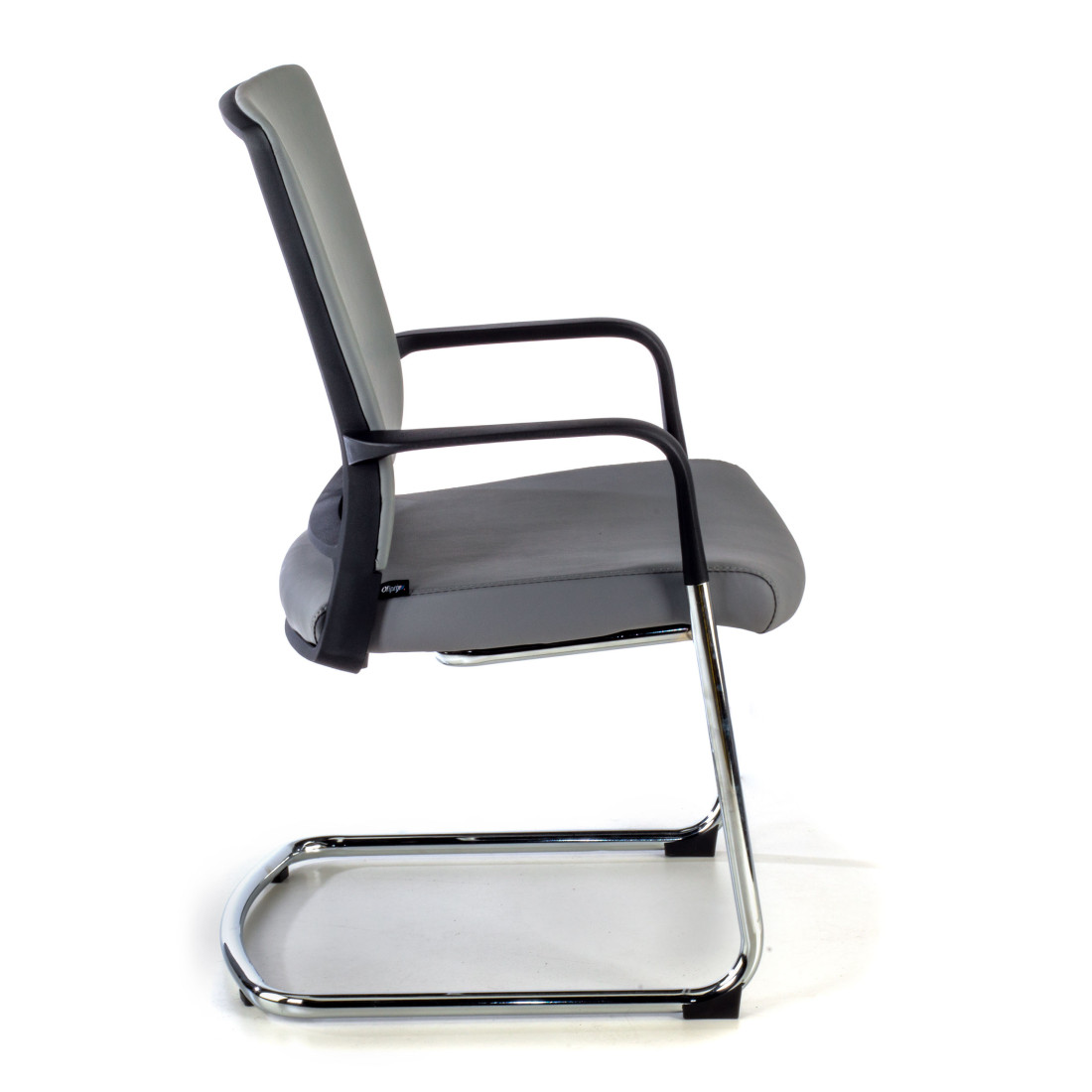 silla confidente gris dante ecopiel piel sintetica 4