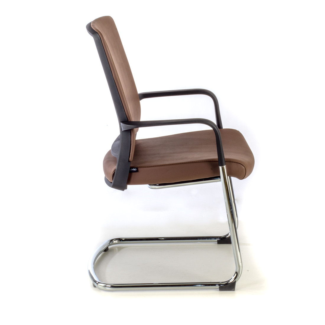 silla confidente marron dante ecopiel piel sintetica 4