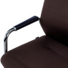 silla confidente marron tivoli tejido tela 7