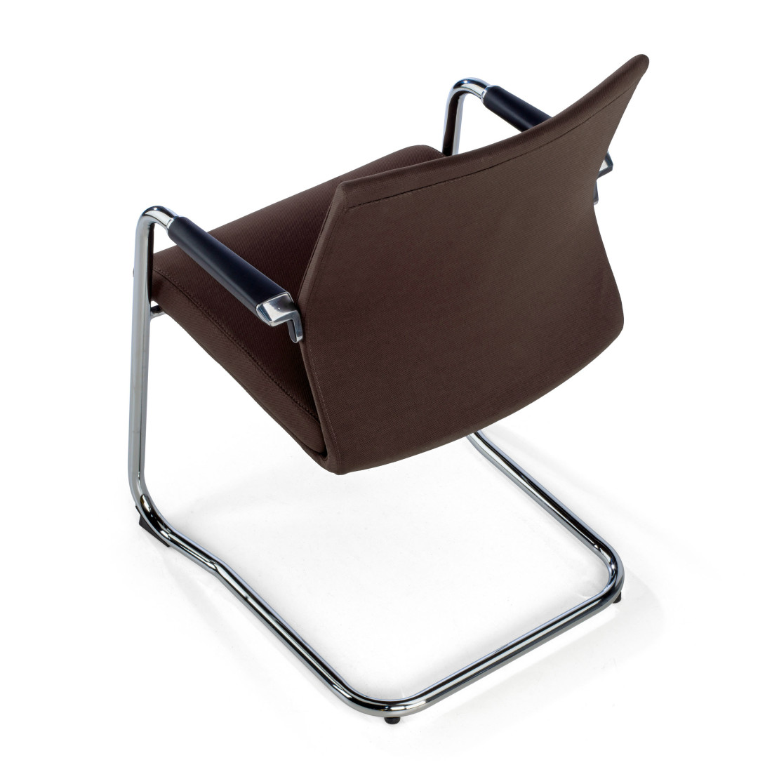 silla confidente marron tivoli tejido tela 9