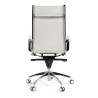sillon de oficina blanco croma estructura cromada ecopiel piel sintetica 5