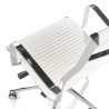 sillon de oficina blanco croma estructura cromada ecopiel piel sintetica 8