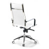 sillon de oficina blanco croma estructura cromada ecopiel piel sintetica 7