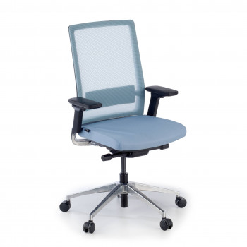 Physix - Silla de oficina Physix, asiento dinámico, red azul - Imagen 1