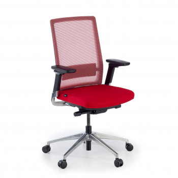 Physix - Silla de oficina Physix, asiento dinámico, red rojo - Imagen 1