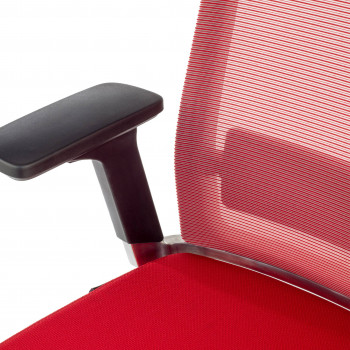 Physix - Silla de oficina Physix, asiento dinámico, red rojo - Imagen 2