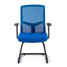 silla confidente azul star malla 3