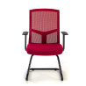 silla confidente rojo star malla 3