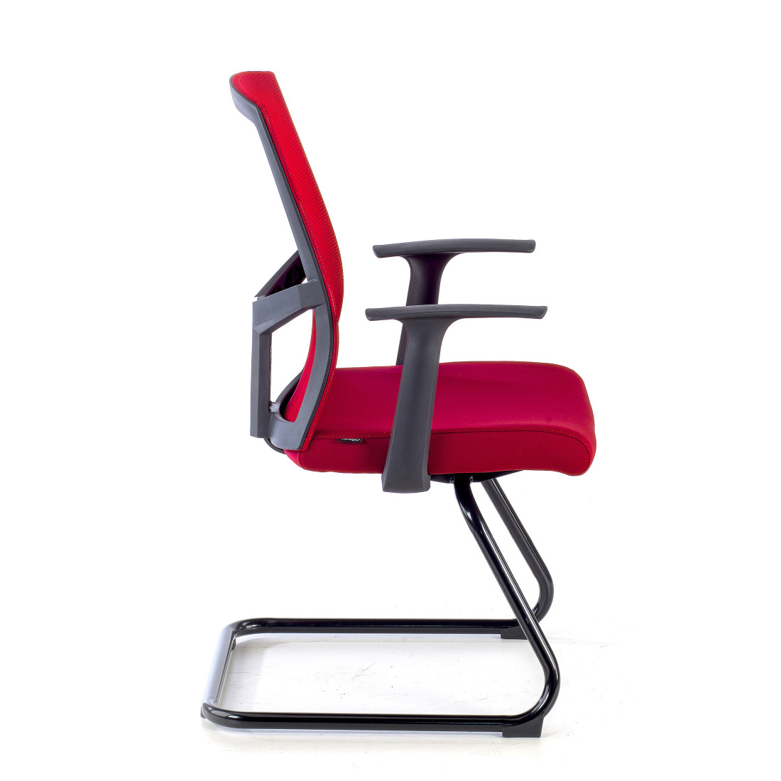 silla confidente rojo star malla 4