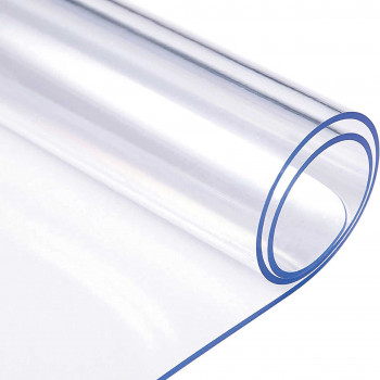 Alfombrilla PVC transparente Protec rectangular 74x120cm