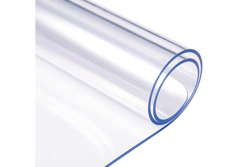 Protec alfombrilla PVC transparente convexa 90x120cm