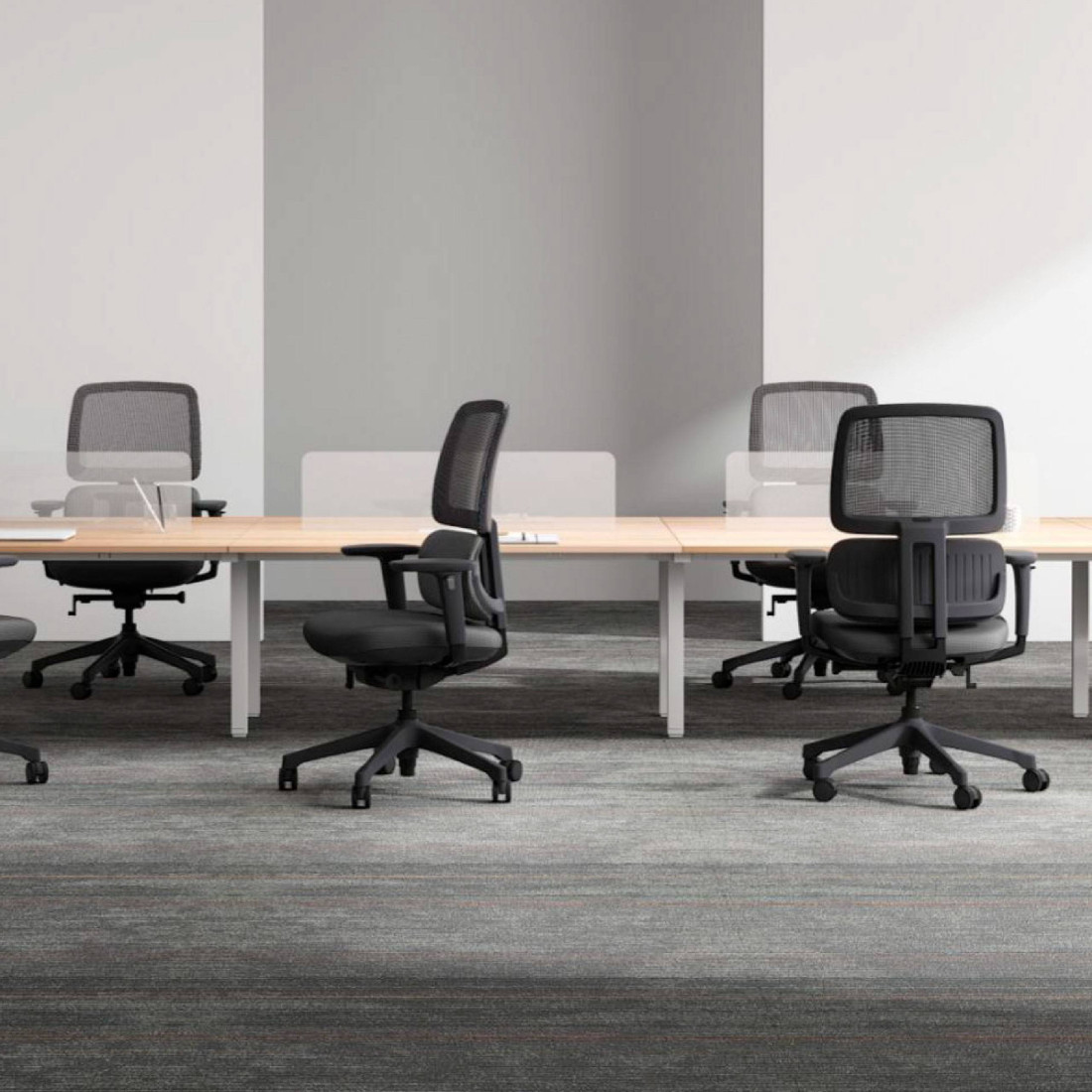 silla ergonomica negro focus malla 11