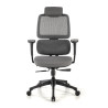 silla ergonomica gris focus malla 3