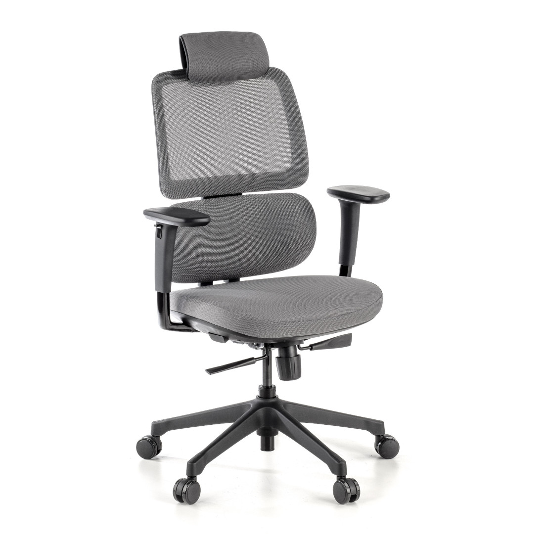 silla ergonomica gris focus malla 1